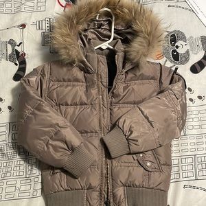 Bomboogie Down Kids Coat REAL FUR